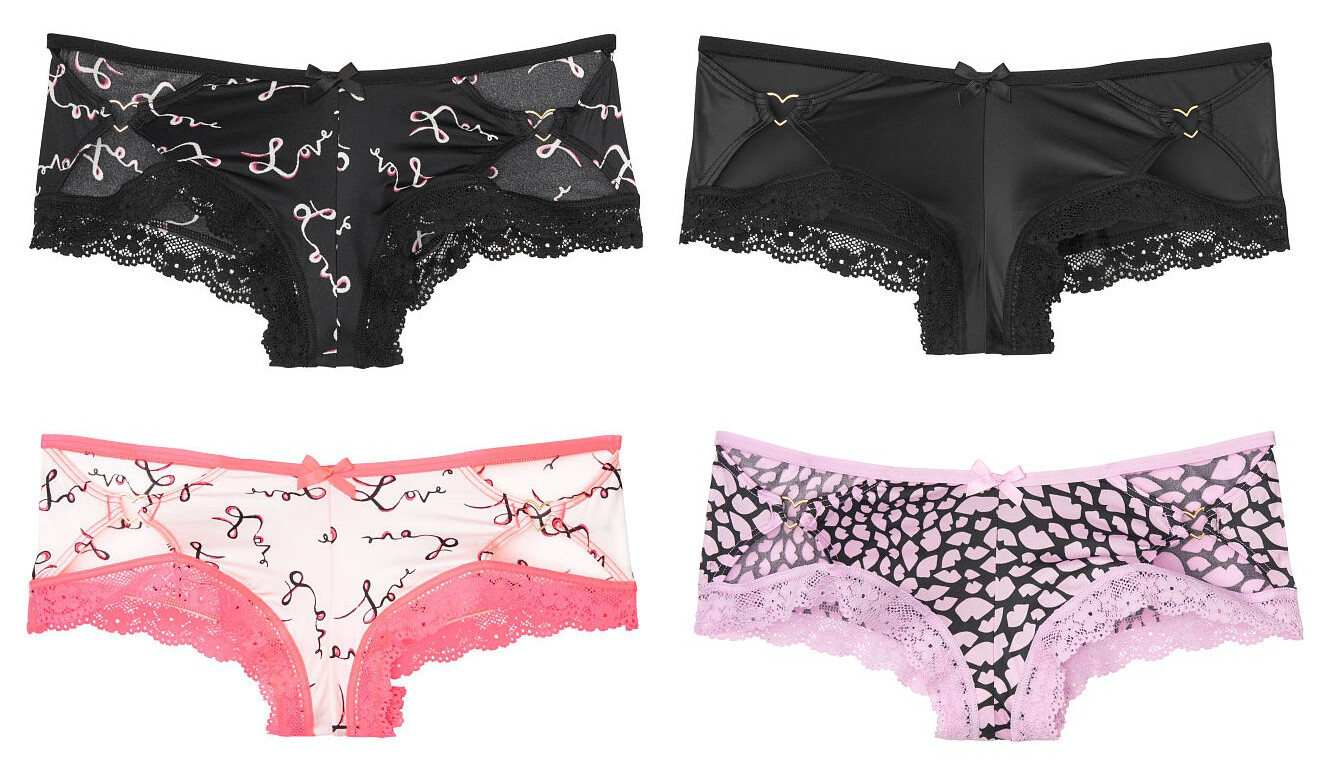 Victoria’s Secret Very Sexy 2 Front Heart Rings Cheeky Panty XL ~You Pick Color