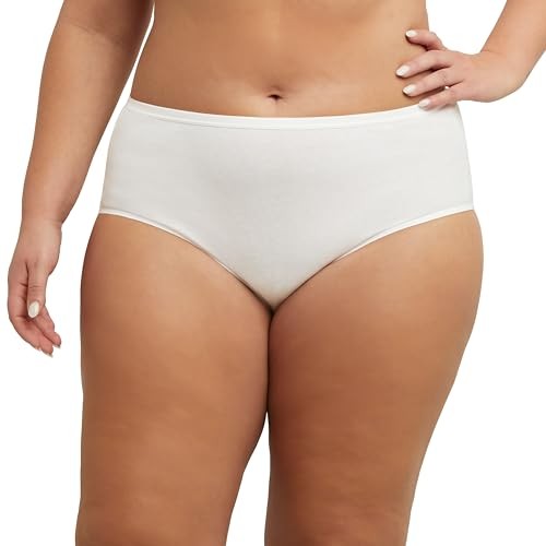 Women’s Jms Women’s Cool Comfort Cotton Brief 6-pack 11 White