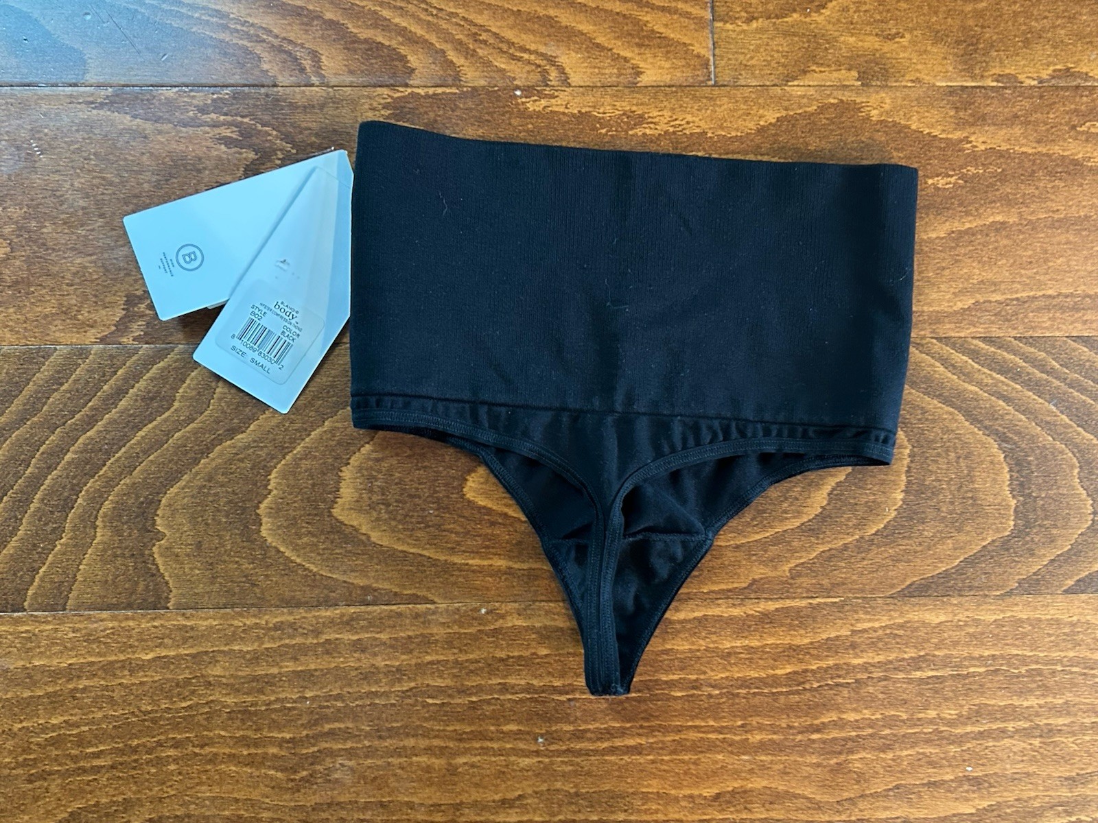 BLANQI Sz S Black Supportwear Hipster Compression Panty Thong Postpartum NWT