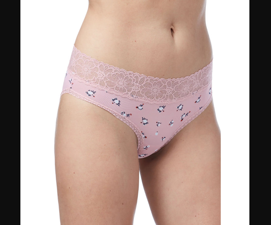 Women’s No Boundaries Micro Cheeky Panties Underwear XSMALL Dusty Rose NEW