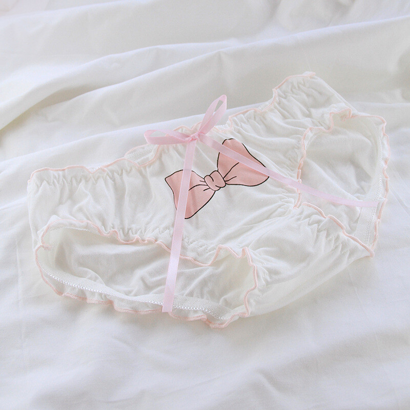 3x Girl Cute Knickers Japanese Briefs Ruffled Underpants Lolita Panties Soft New