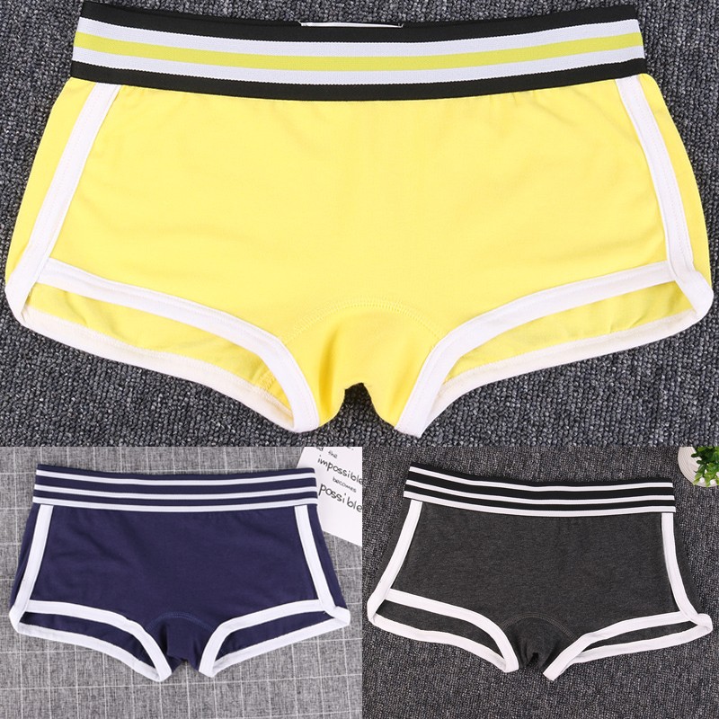 3 Pack Lot Sexy Womens Boyshorts Panties Underwear Box Shorts Underpants Sports