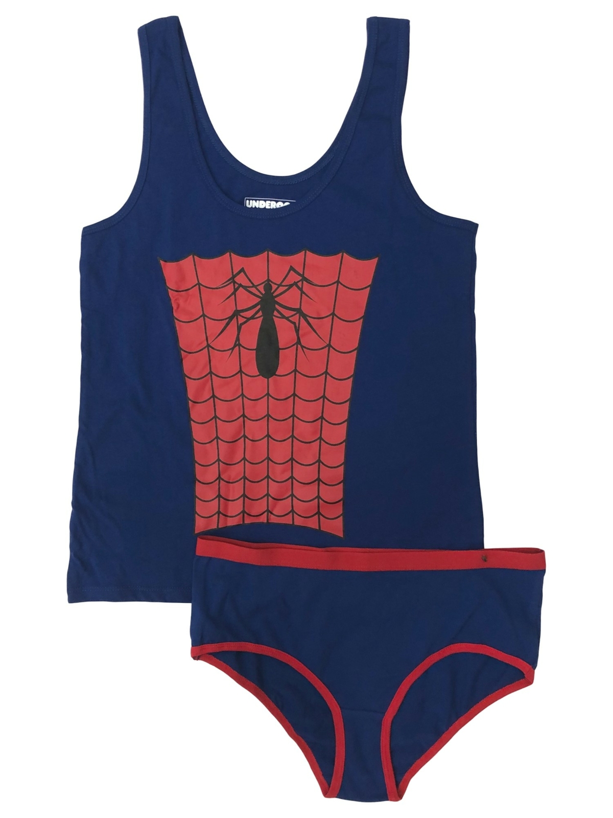Underoos Junior Womens Spider-Girl Underwear Set Tank Top & Panties