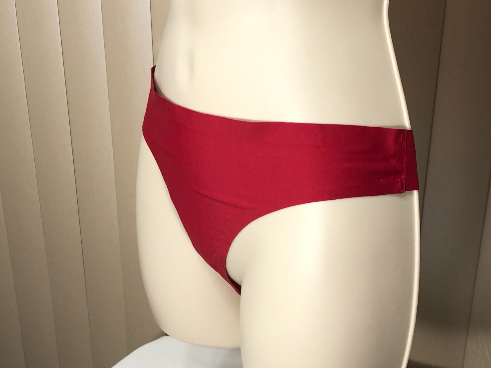 Honeydew Womens Thong Underwear M Lace & Laser Cut Black Red Pink Plaid 3 Pair