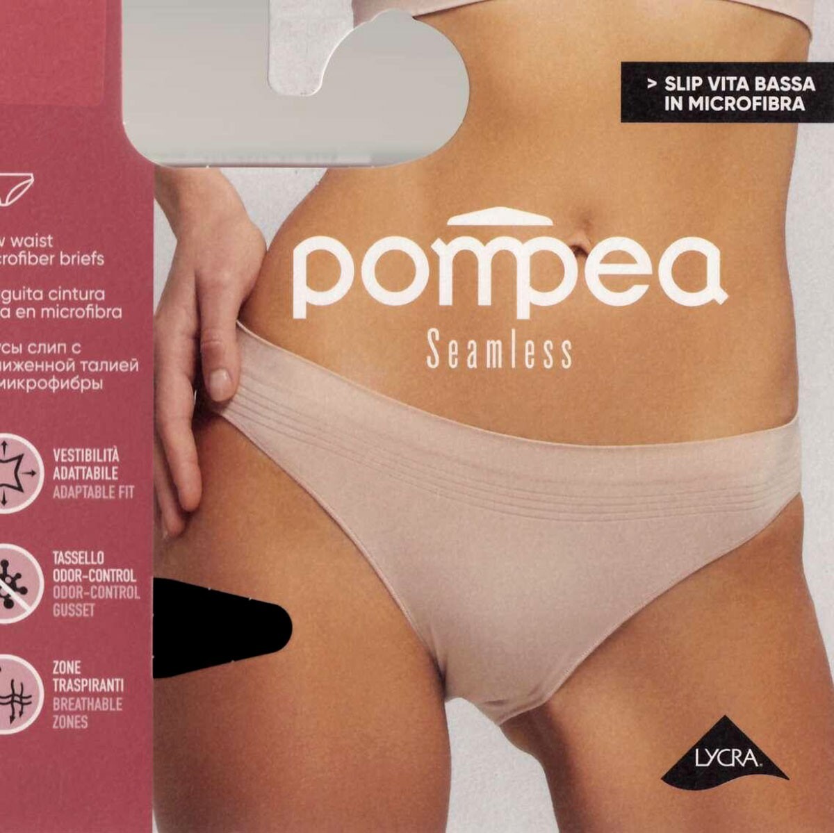 3 Pompea Womens Soft Microfiber Stretchy Low Waist Briefs Art Briefs VB