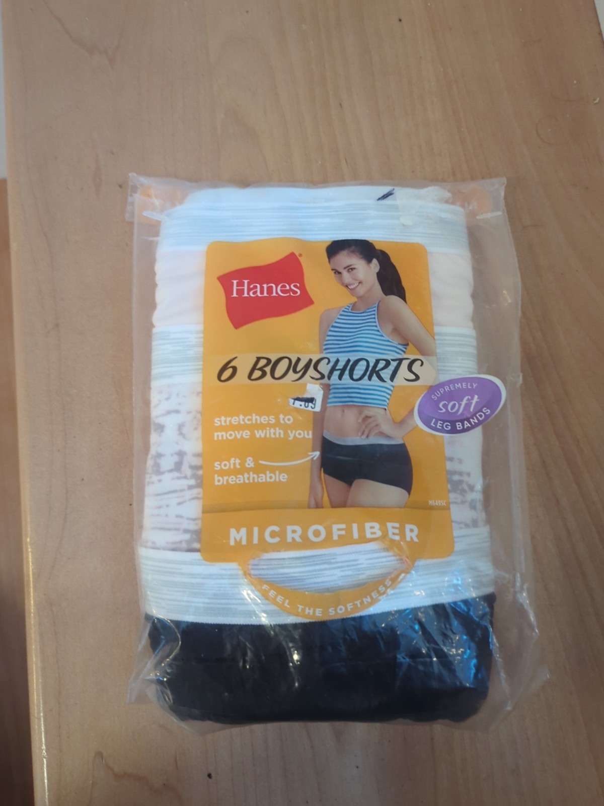 Hanes Women’s Seamless Underwear Pack, Comfort Flex Fit Bikini Boyshort or Thong
