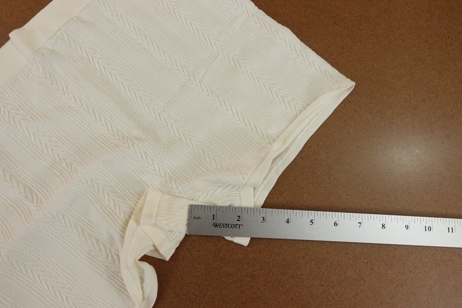 Old Navy Womens Size 2X Ivory Textured Mid-Rise Seamless Boyshort Panty NWT