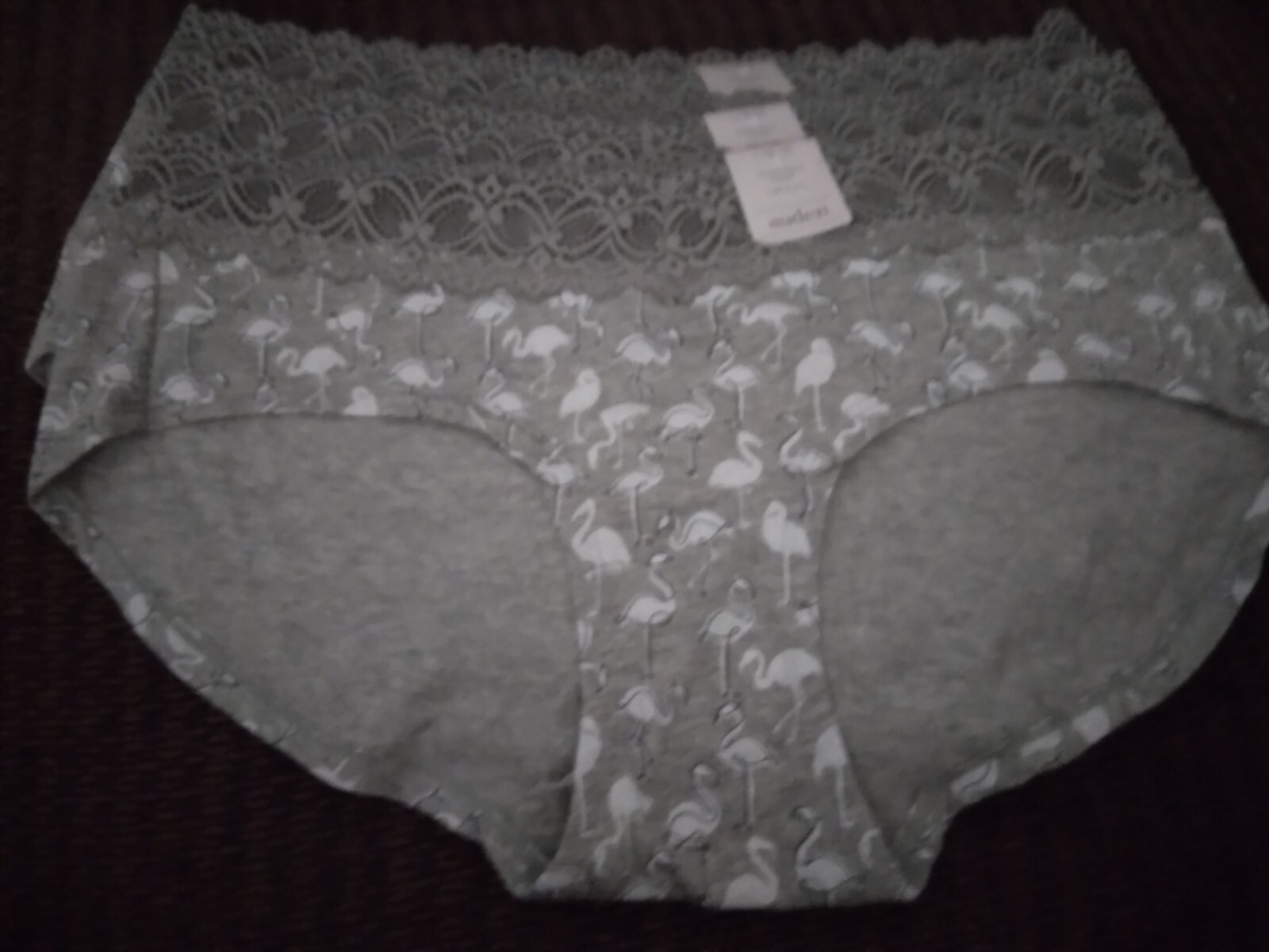 3-Auden Brand Womans cotton Blended Hipster Briefs/Underwear. Size Large 12-14.