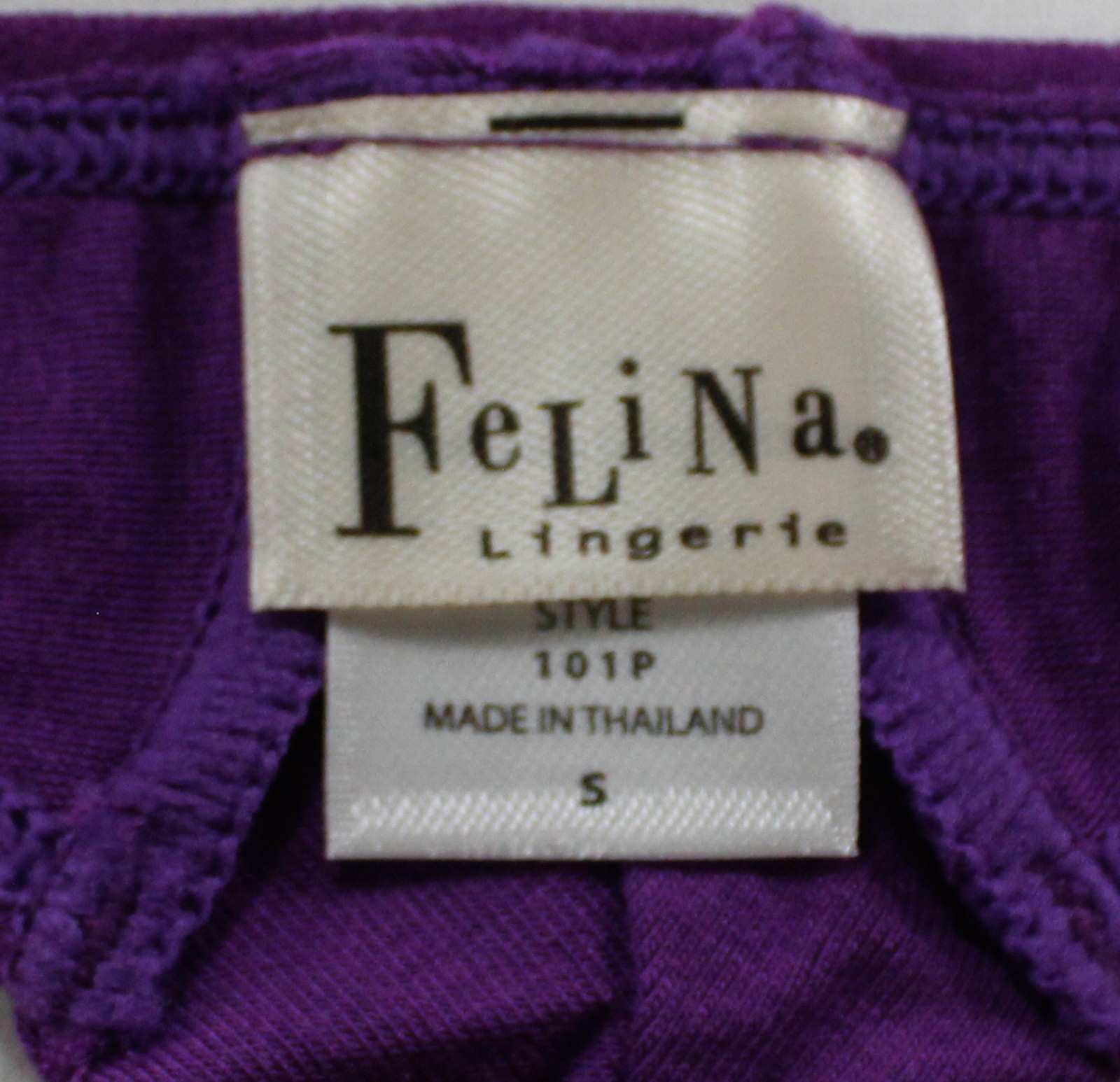 Felina Women’s Low Rise Modal So Smooth Thong Panty ZG3 Purple Small NWT