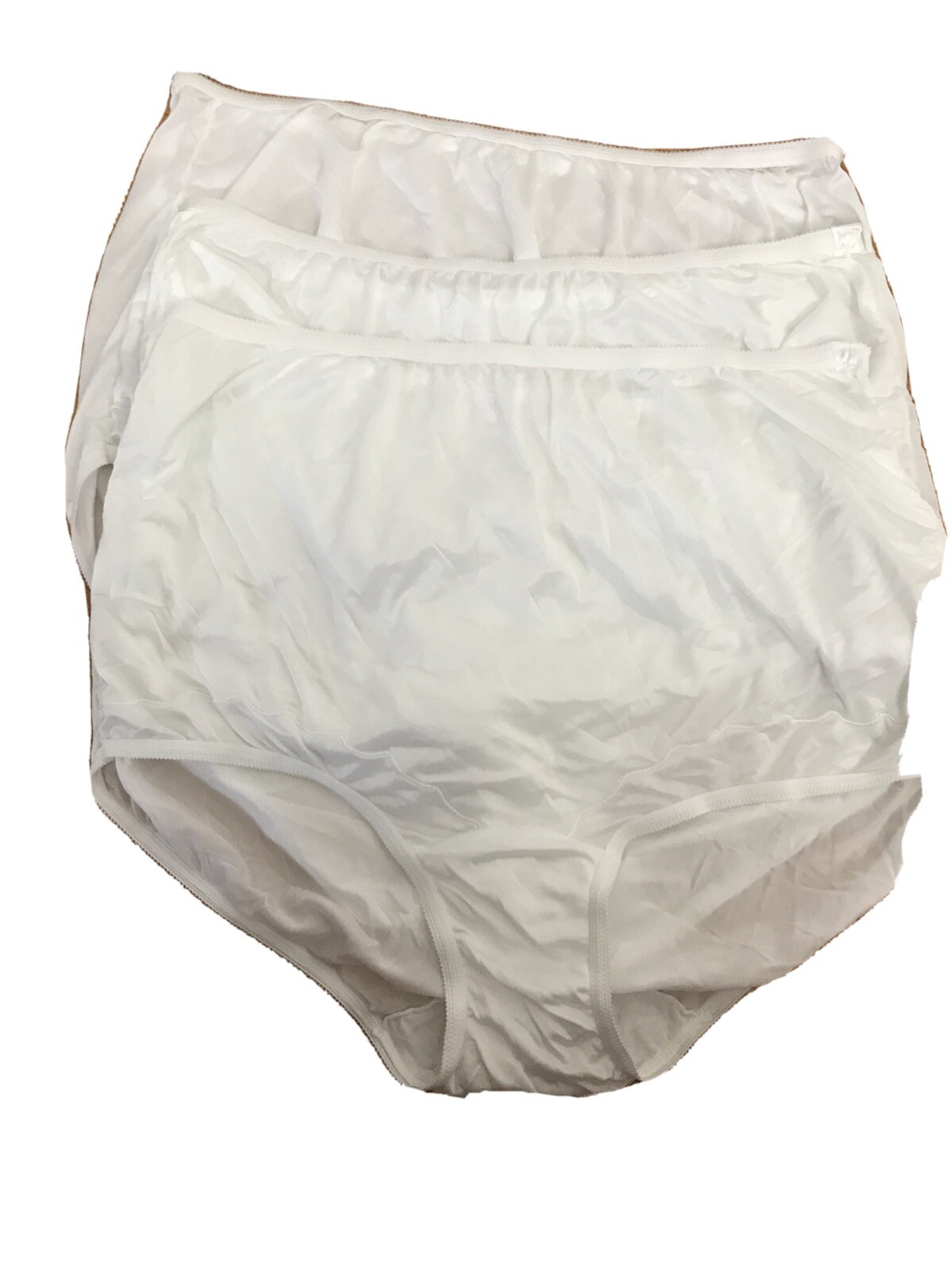 Vintage Dixie Bell White Briefs Sissy Panties Sheer Mushroom Gusset Sz 10/3