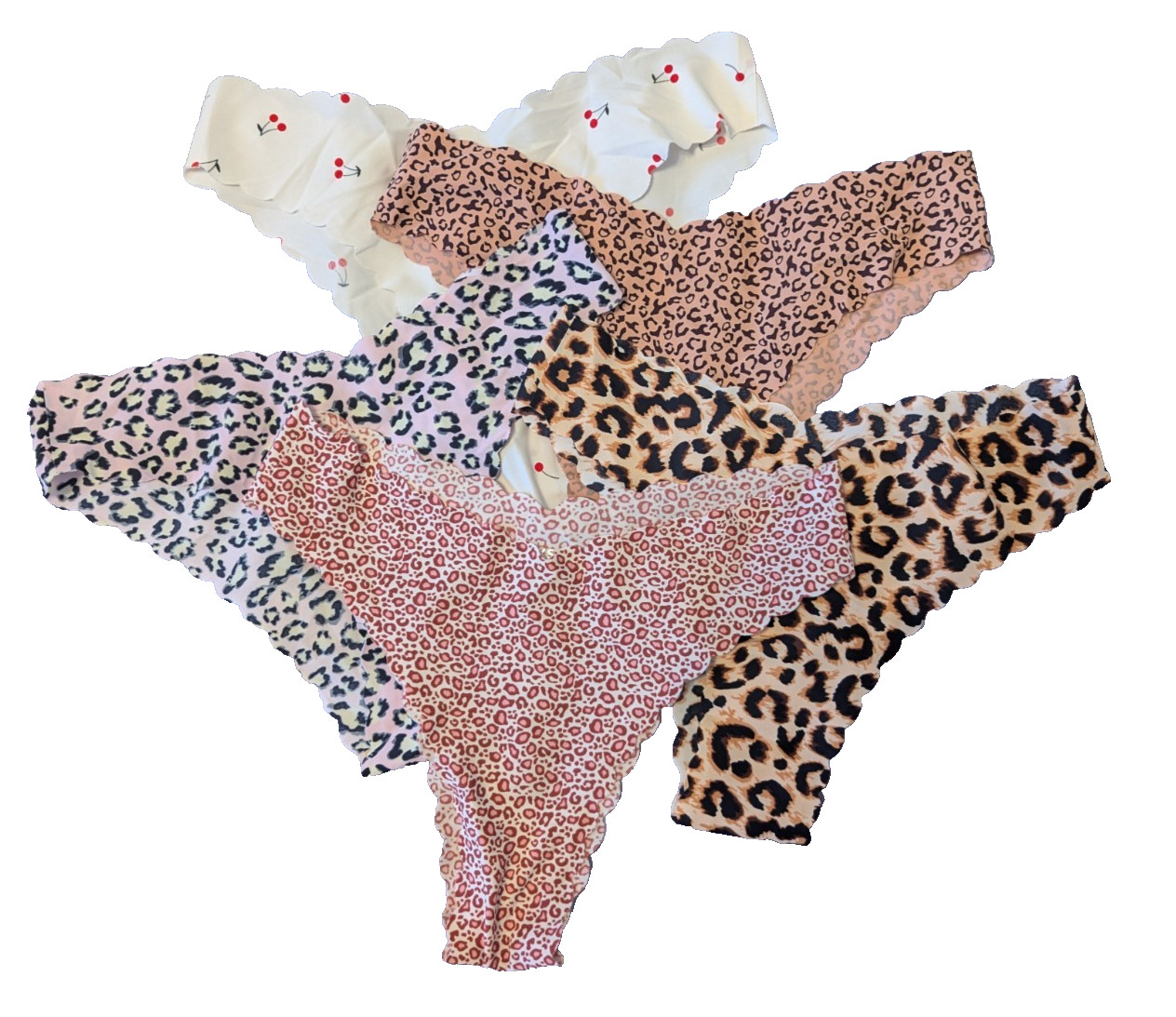 Shein XS women’s thongs set of 5