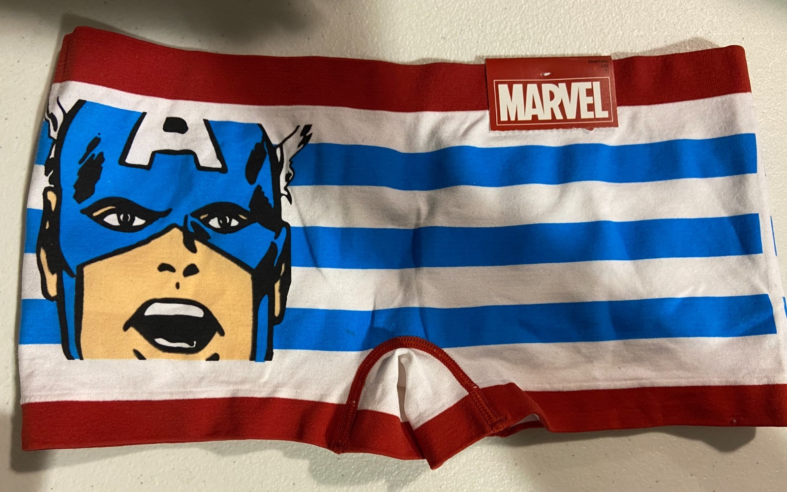 Marvel Captain America Boyshort Underwear Women – available L New