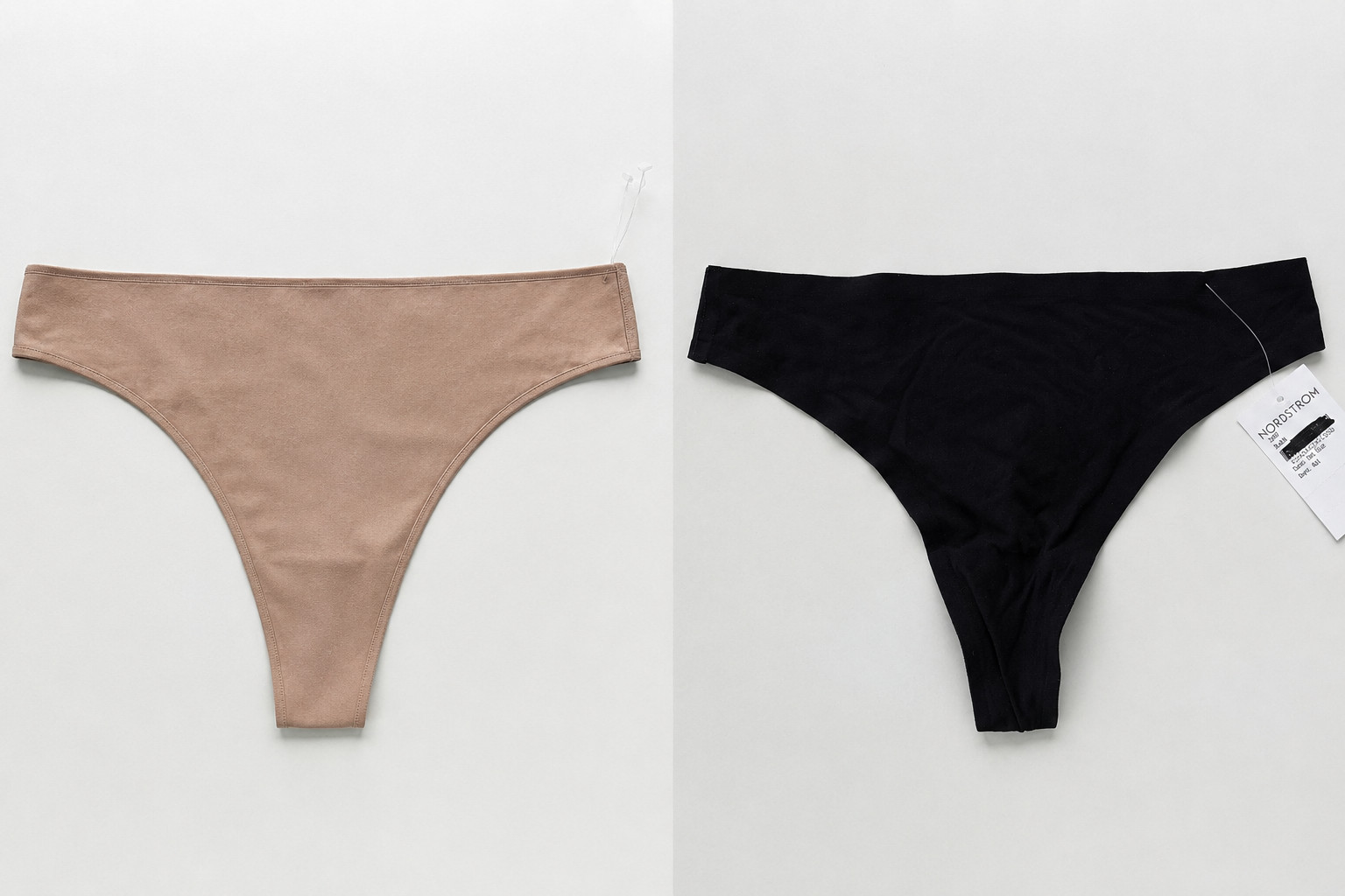 Spanx & Chantelle Thong Panty Set Small Supima Cotton Seamless Underwear 2 Pc