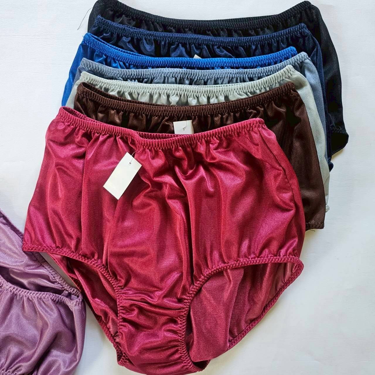 10 Nylon Underwear Granny Panties Comfort Woman Man Briefs High Waist 36″-42″ XL