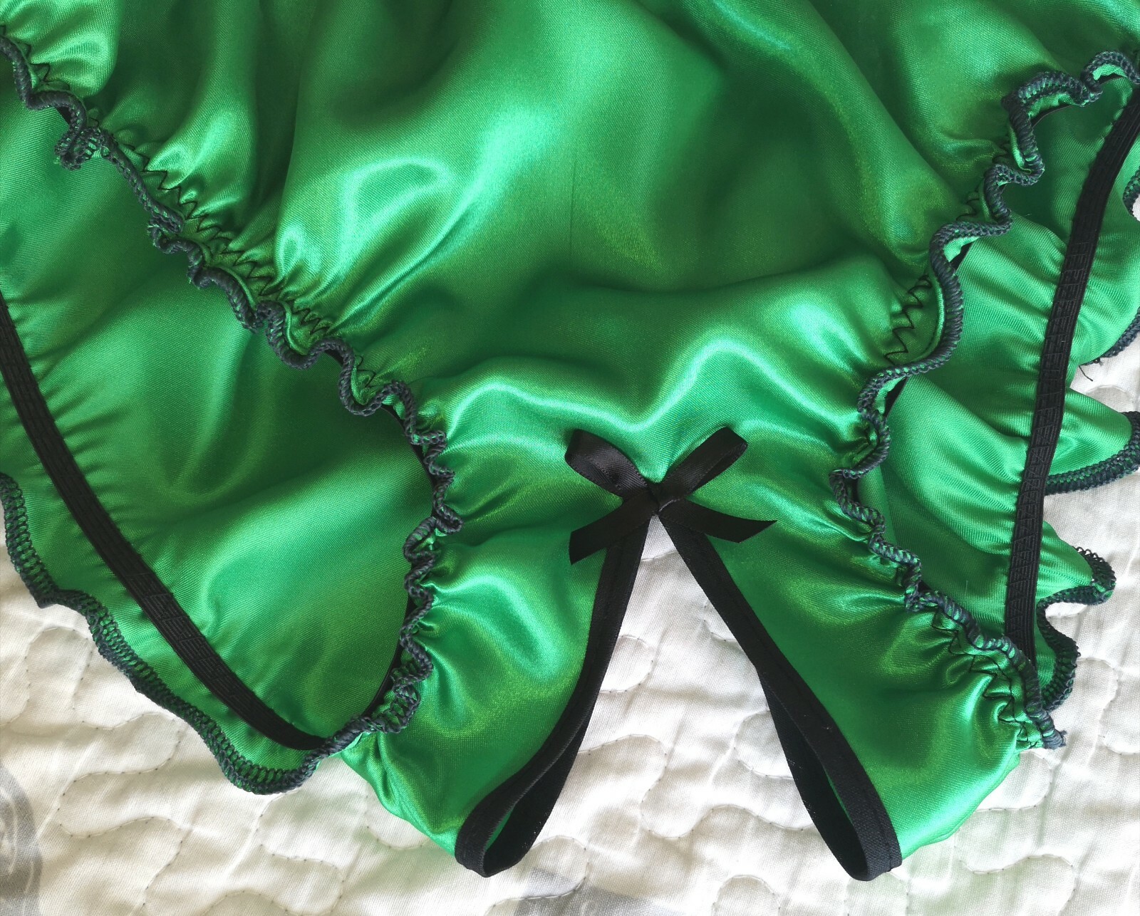 🌸MADE TO ORDER* “SATIN SISSY” CROTCHLESS Knickers any size&colour 🌸