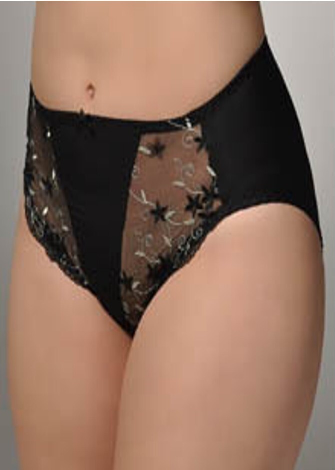 Valmont Silver Leaf Design Hi-Cut Panty Brief – Sizing to 7X