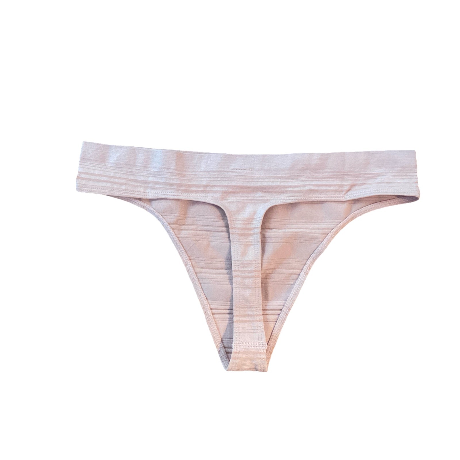 JOYSPUN WOMENS PEACH SEAMLESS THONG SIZE LARGE (12-14) NWT FREE SHIPPING