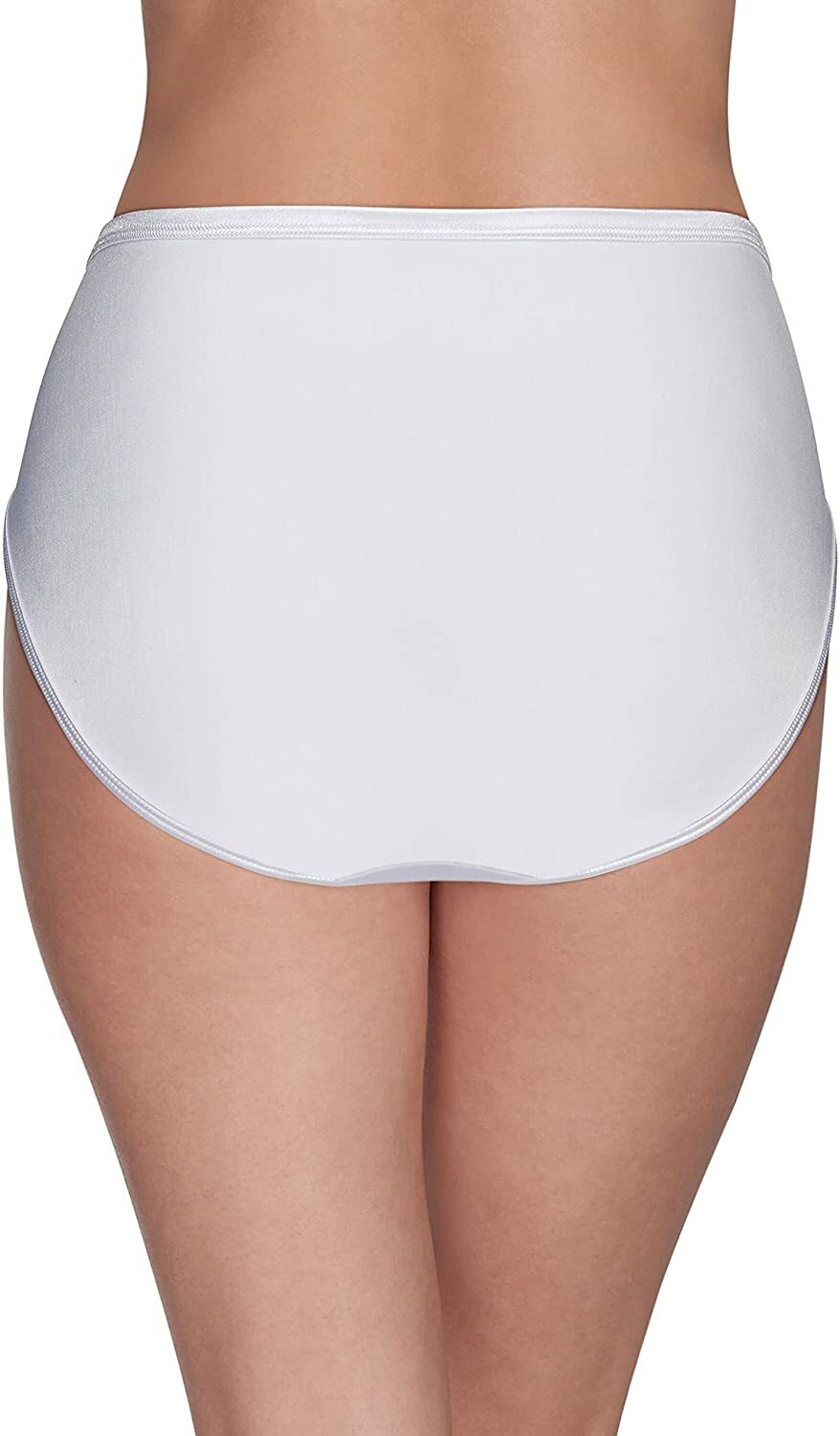 Vanity Fair Body Shine Illumination Star White Hi-Cut Brief Plus Size 10/3XL