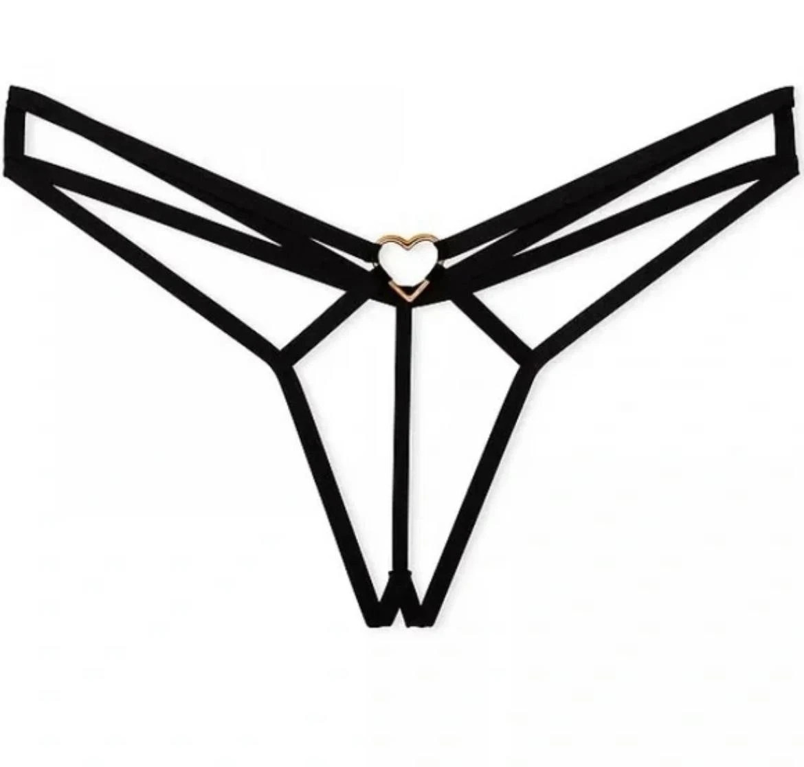 Victoria’s Secret Very Strappy V String Size S/P NWT Heart