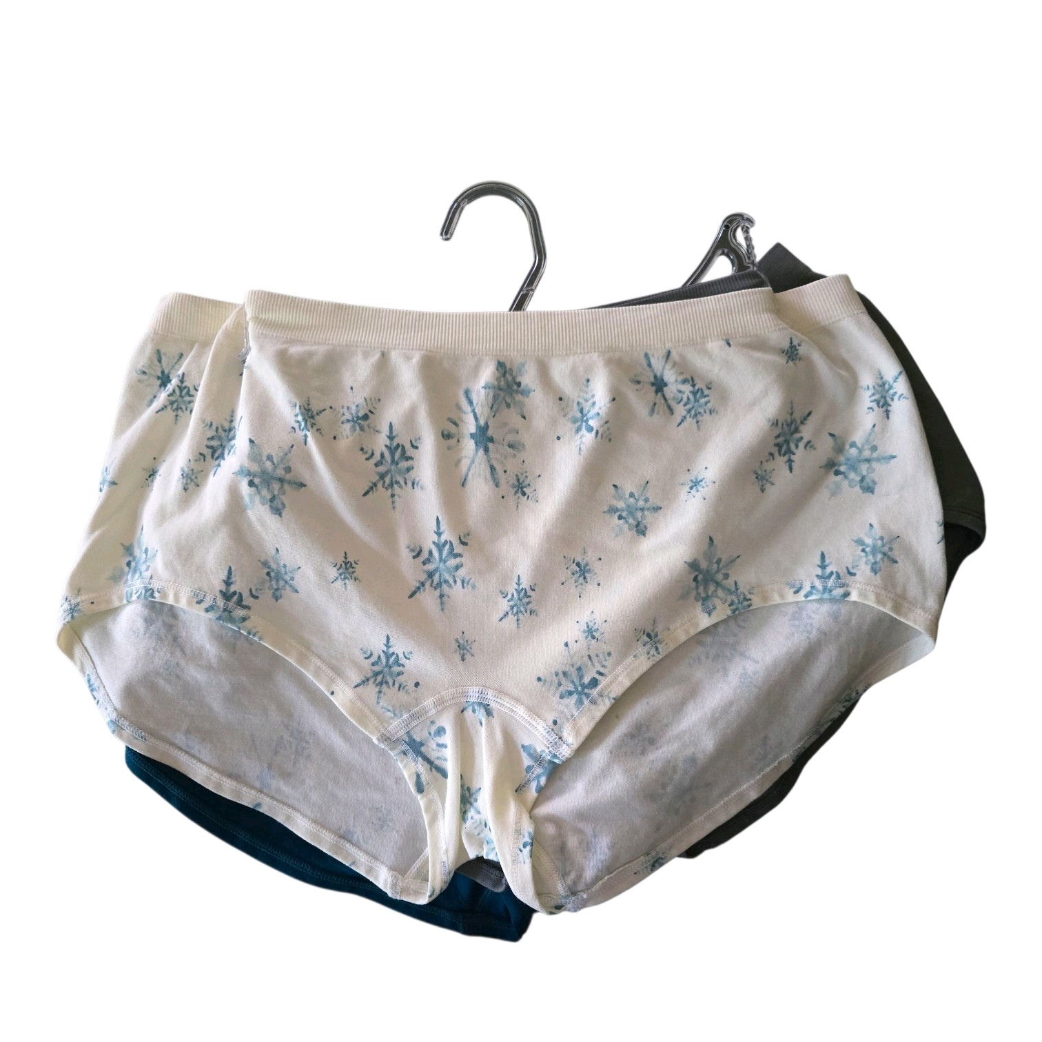 Arizona body Boyshort underwear SZ XL 3-pack seamless Teal Gray Snow NWT
