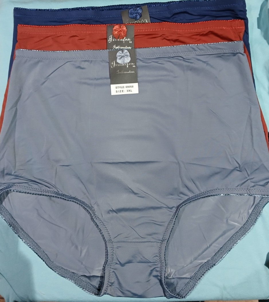 3-NWT JENNIFER 2-WAY STRETCH UNDERWEAR FULL BRIEF PANTIES SPANDEX 3XL OR 5XL