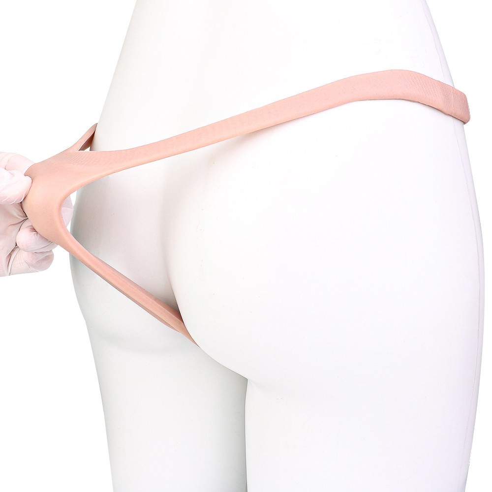 Men’s Hiding Gaff Panties Silicone Thong Panties for Crossdressing Transgender
