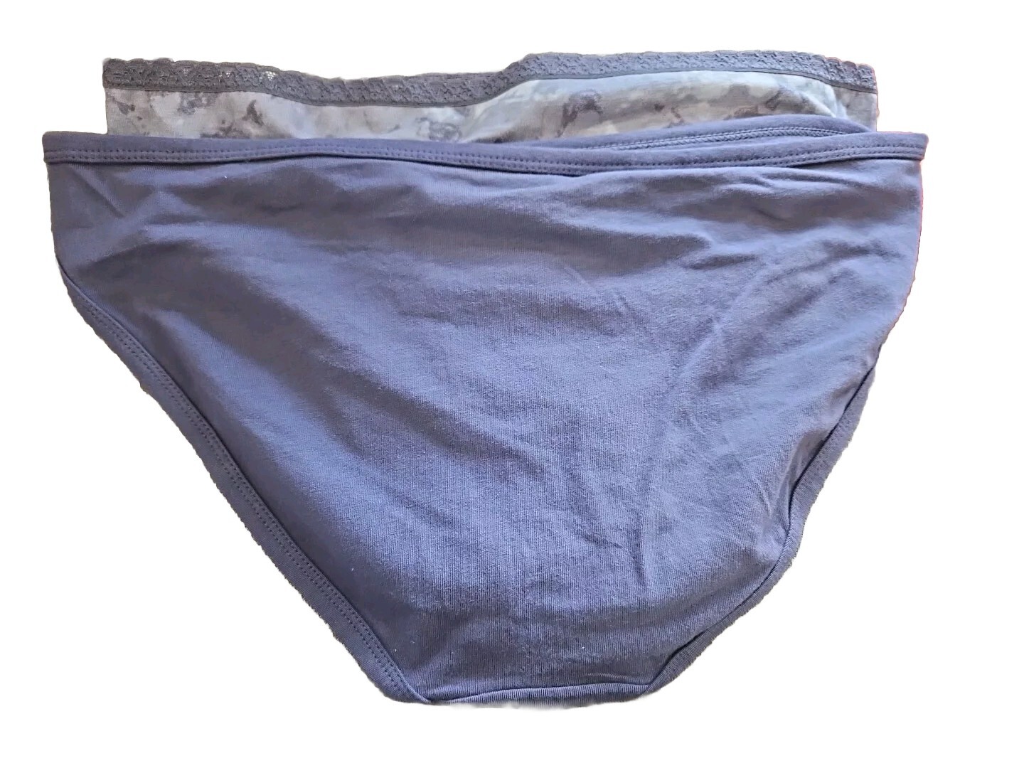 Jenni Women’s 95% Cotton Bikini Panties, Blue XL 2pk