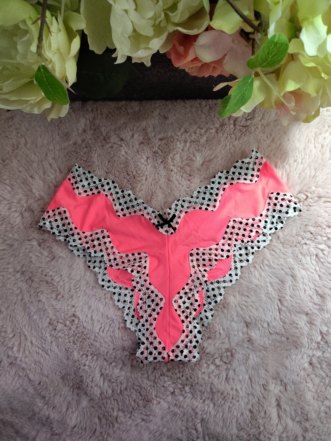 Victoria’s Secret Sexy Little Things MD Cheeky Bright Lace Insert Rare Style