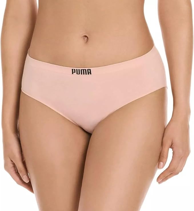 PUMA Women’s 2 Pack Seamless Bikini Underwear Multi Small