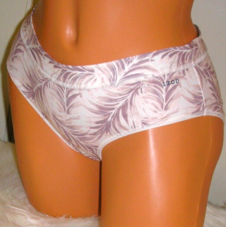 Panties Lingerie IZOD Leaf Print Medium Adult Gift