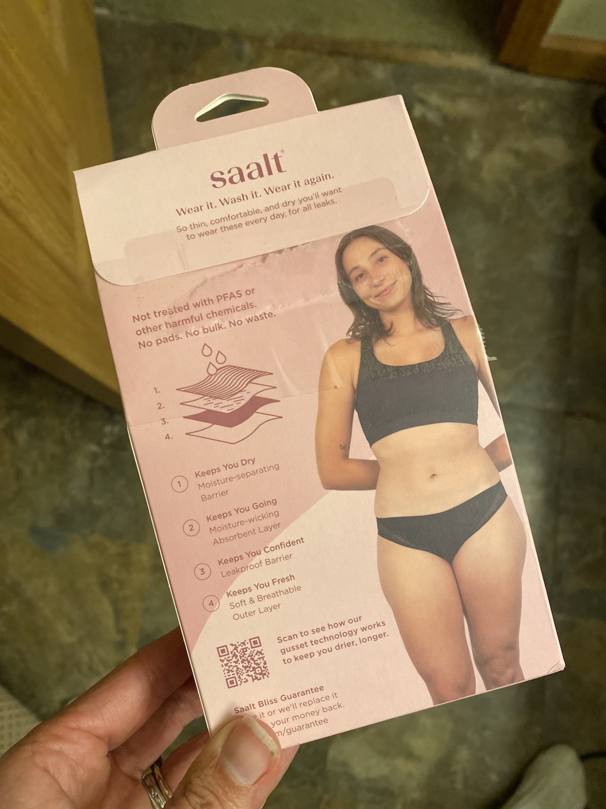 Saalt Leakproof Mesh Bikini