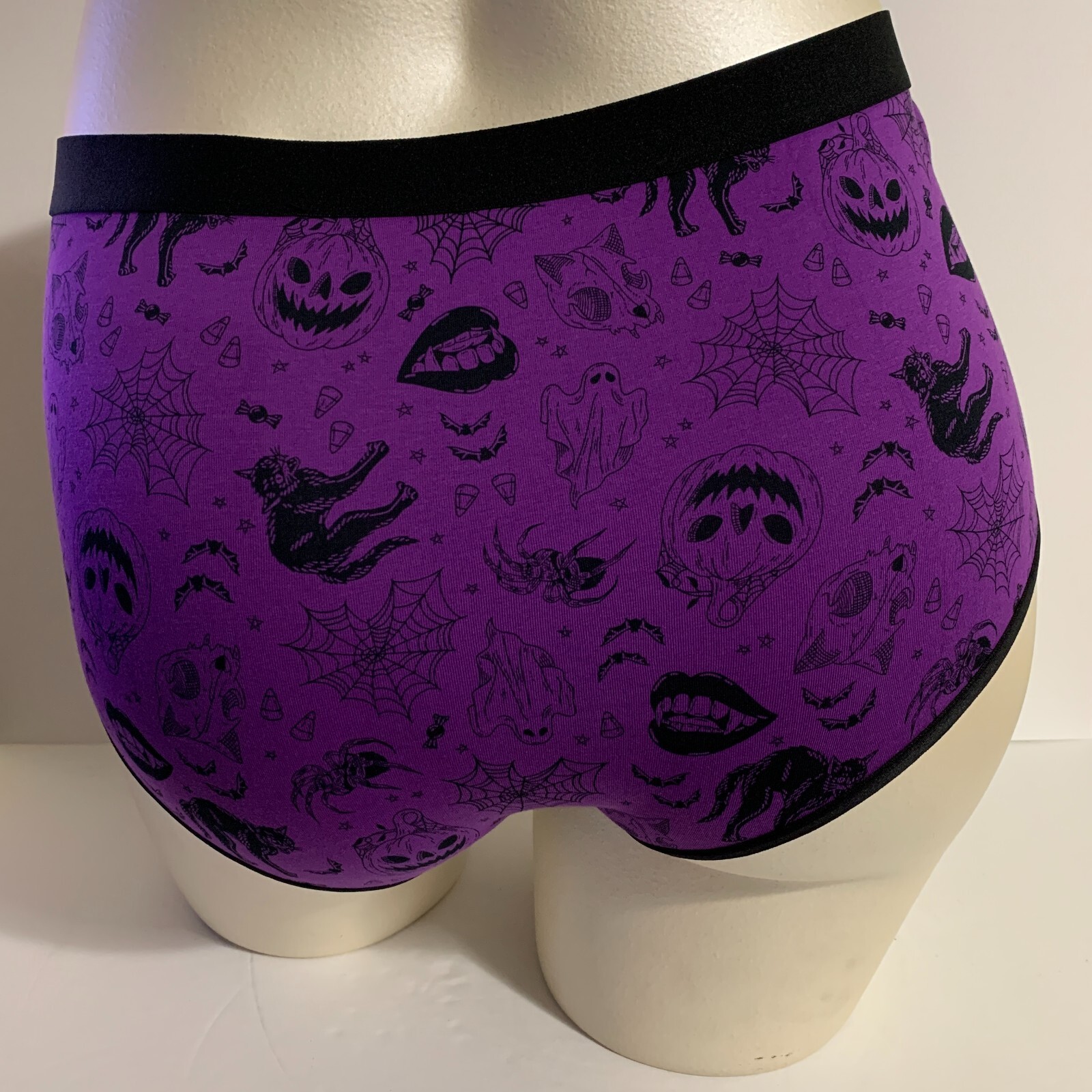Torrid Mid-Rise Brief Panties Underwear Halloween Ghost Pumpkin Cat Plus 3 22 24
