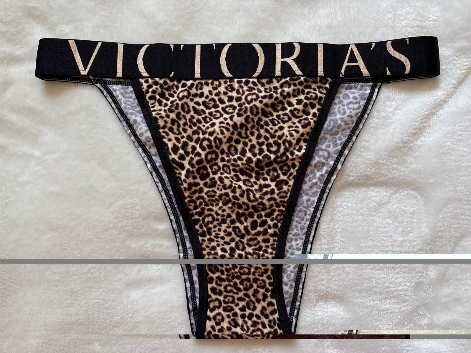 Victoria’s Secret Panties French Cut 90’s Brief Panty Exploded Logo Medium M NWT