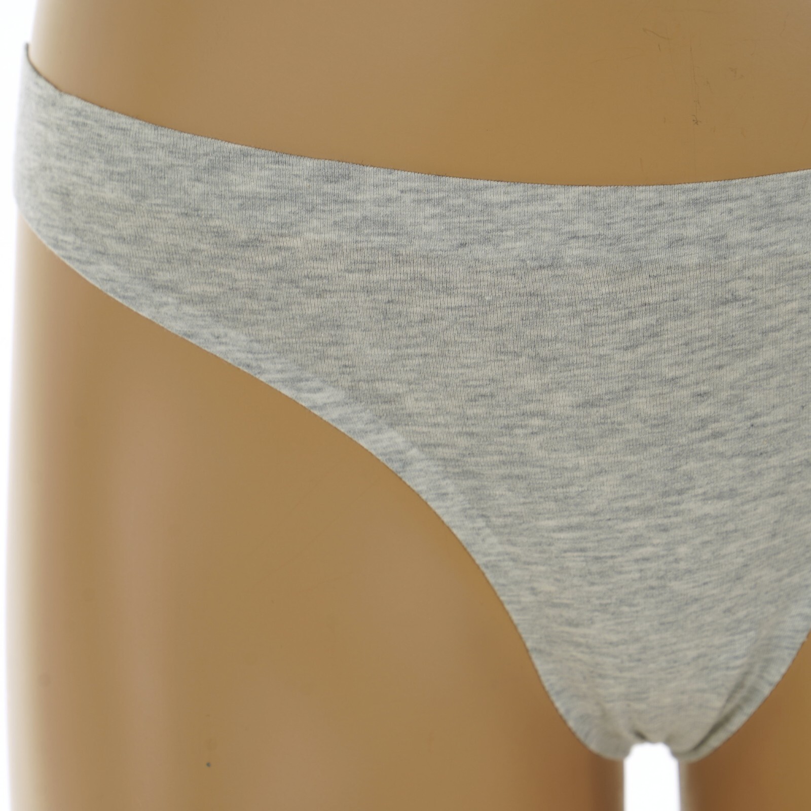 SO INTIMATES Junior’s Size 15-17 X-LARGE Heather GREY THONG Panties #SO83-005
