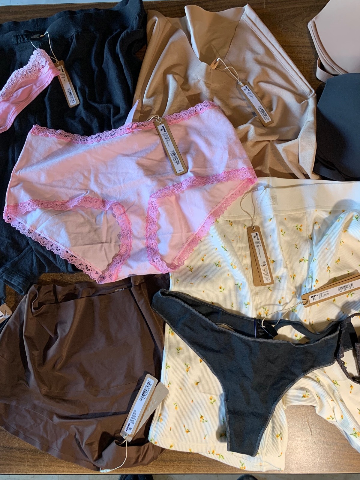 Lot of 15 Skims Items. Women’s Bras, Panties, Clothes. Multiple Sizes. All NWT.