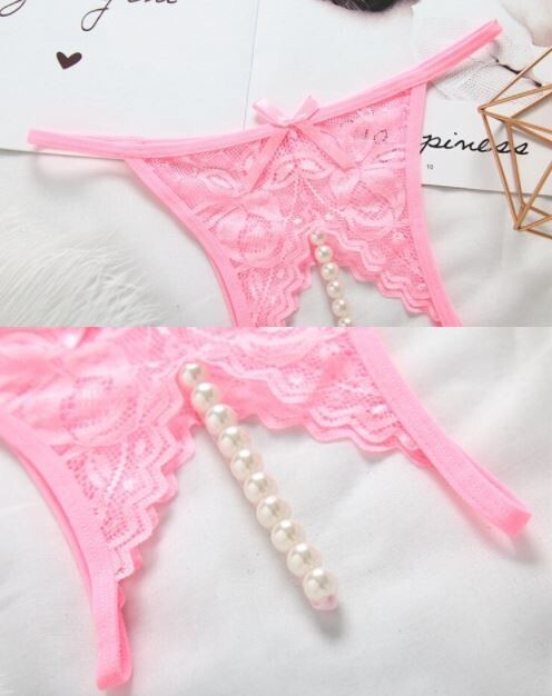 Thong Bikini Sheer G-string Open Lace Lingerie Women Underwear Panties Mesh NEW
