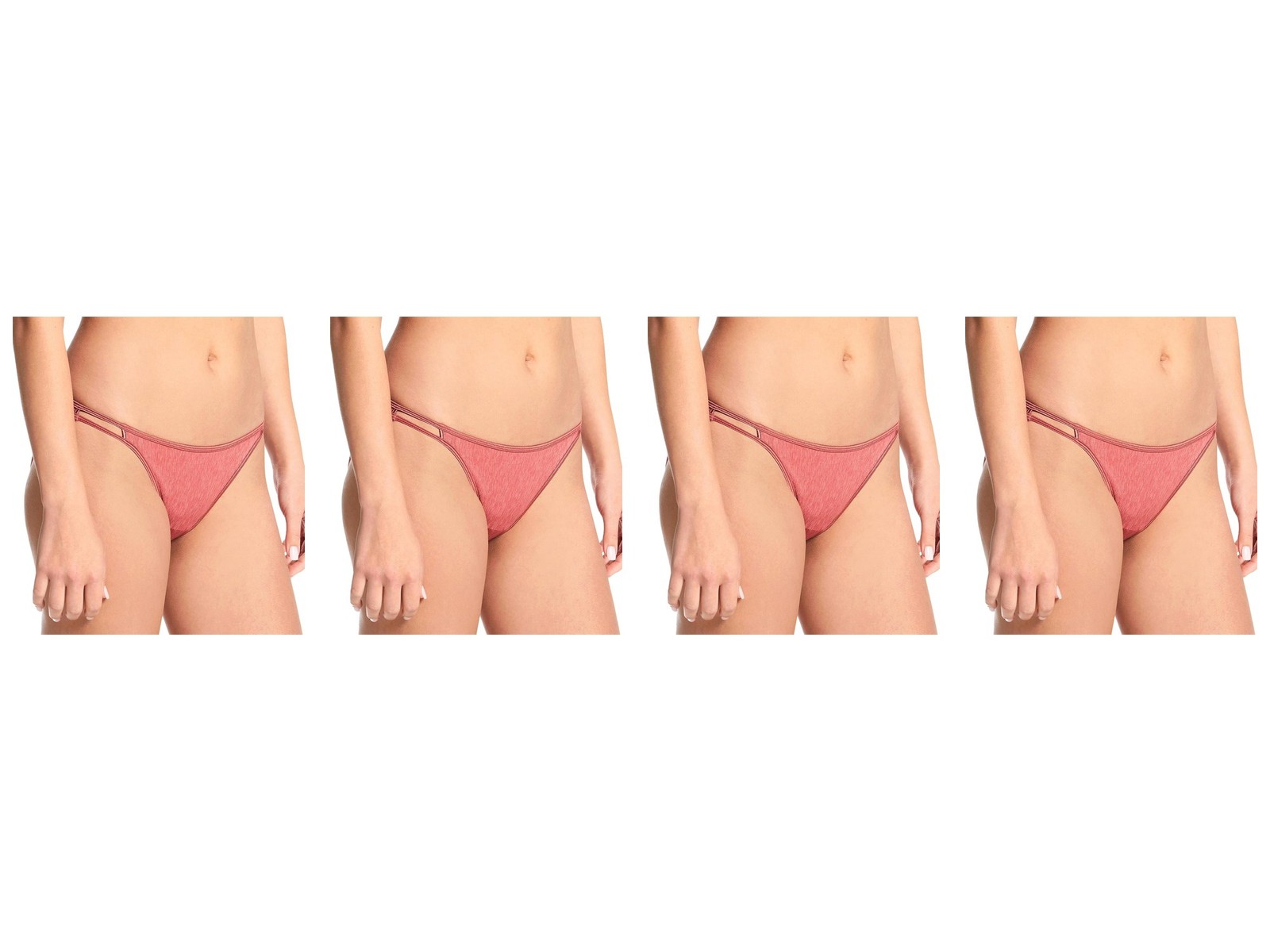 4 Pk VF Illumination String Bikini Panty 18108 NH Canyon Rose Sz 5-8 NWT