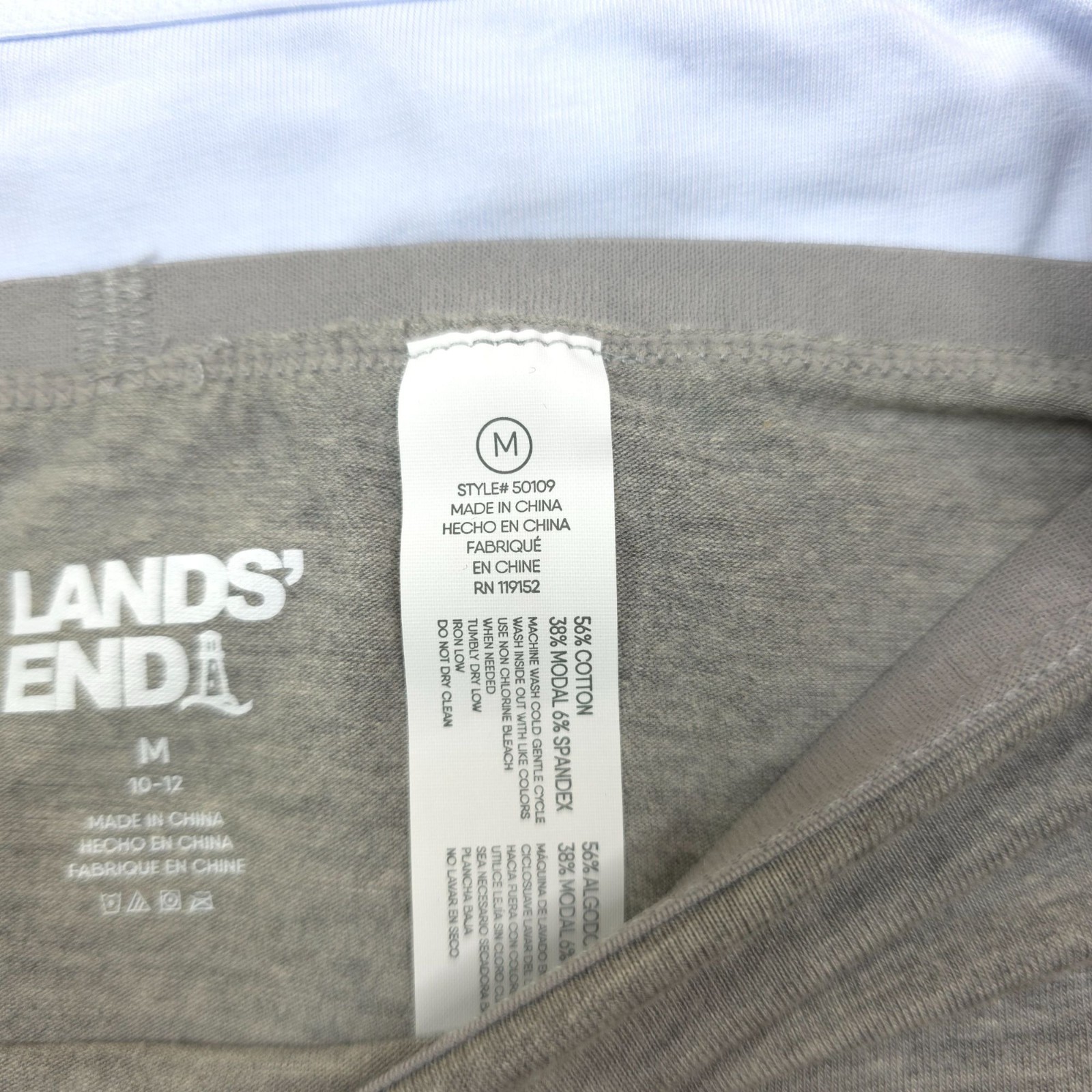 Lands End Womens Cotton Modal Hipster Underwear Panties 6-Pack Size M (10-12)
