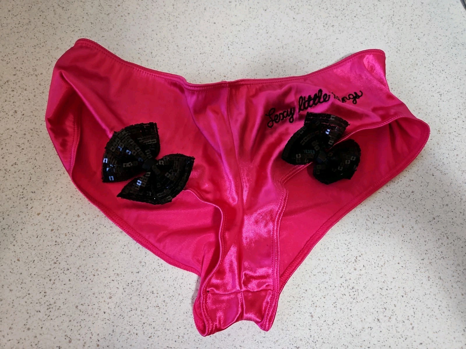 True Vintage Victoria Secret Sexy Little Things Satin Hipster Boyshort Panties