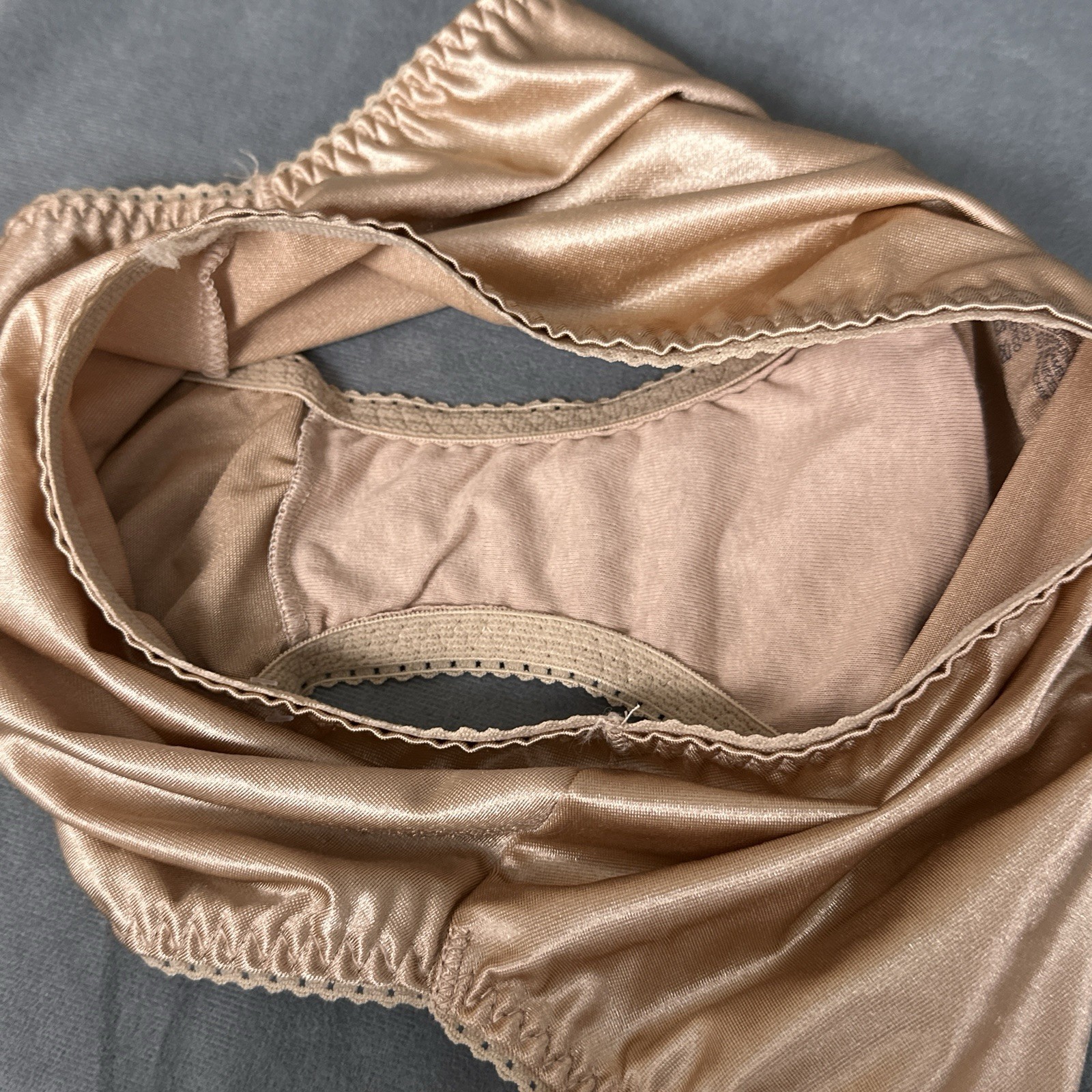 Vanity Fair Small 5 Undershapers Brief High Waist Tan 48301 Second Skin Satin