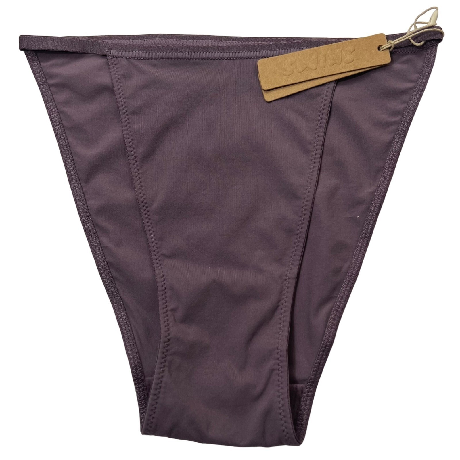 SKIMS Fits Everybody String Bikini Lot of 2 Khaki Plum XXS