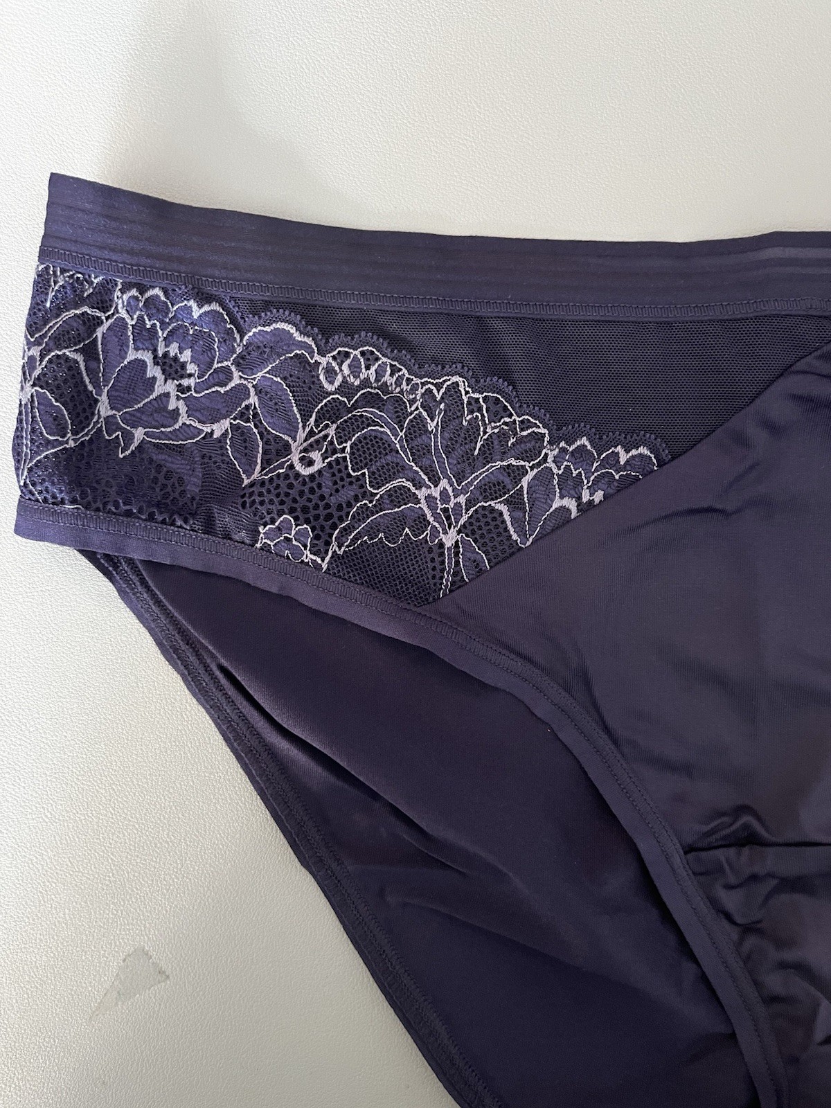 Lane Bryant Cacique Modern Romance No Show Hipster Panty Maritime Blue 14/16