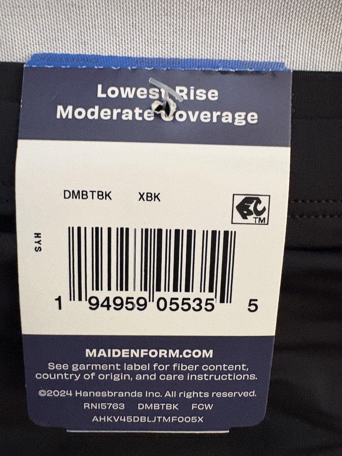 NEW Maidenform Bikini Barely There Invisible Look Panties 2 Pair DMBTBK XLarge