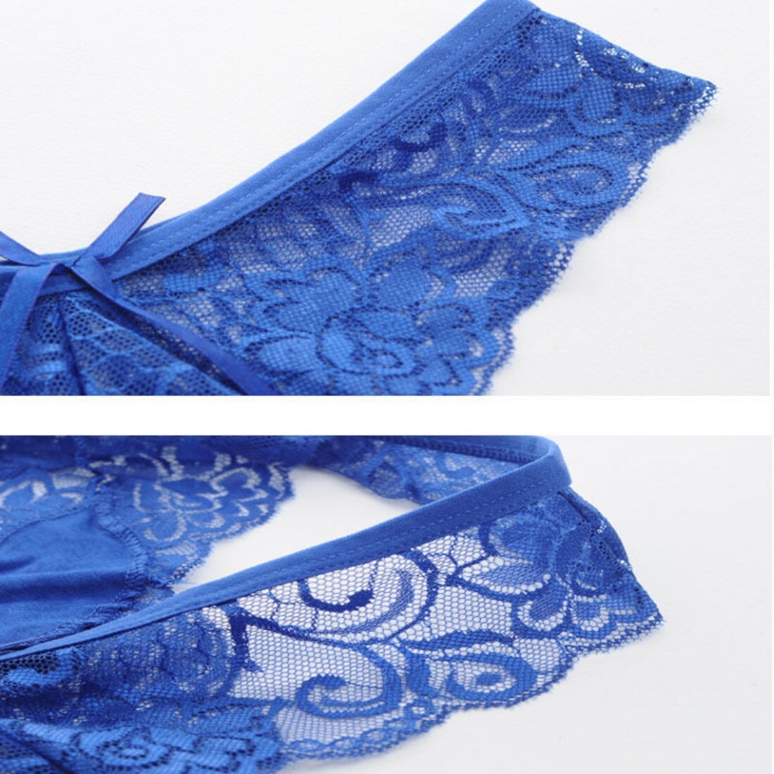 4PCS Womens Sexy Lace V-string Briefs Thongs G-string Lingerie Underwear Panties