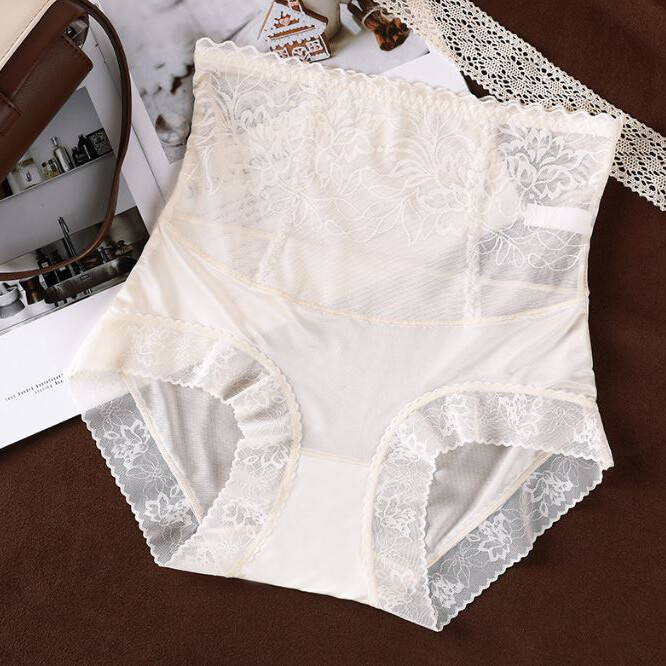 5 Pcs Lot Womens Satin Panties Sexy High Waist Sheer Briefs Underwear Lingeries