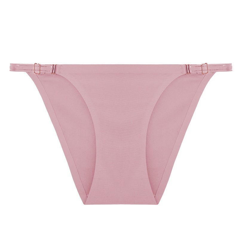 6-Pack Womens Adjustable Underwear No Show String Bikini High Cut Cheeky Panties