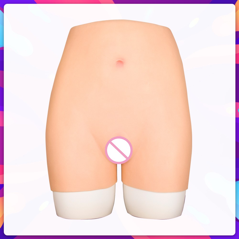 Silicone Underwear Shorts Panty Fake Vagina Transgender For Crossdresser