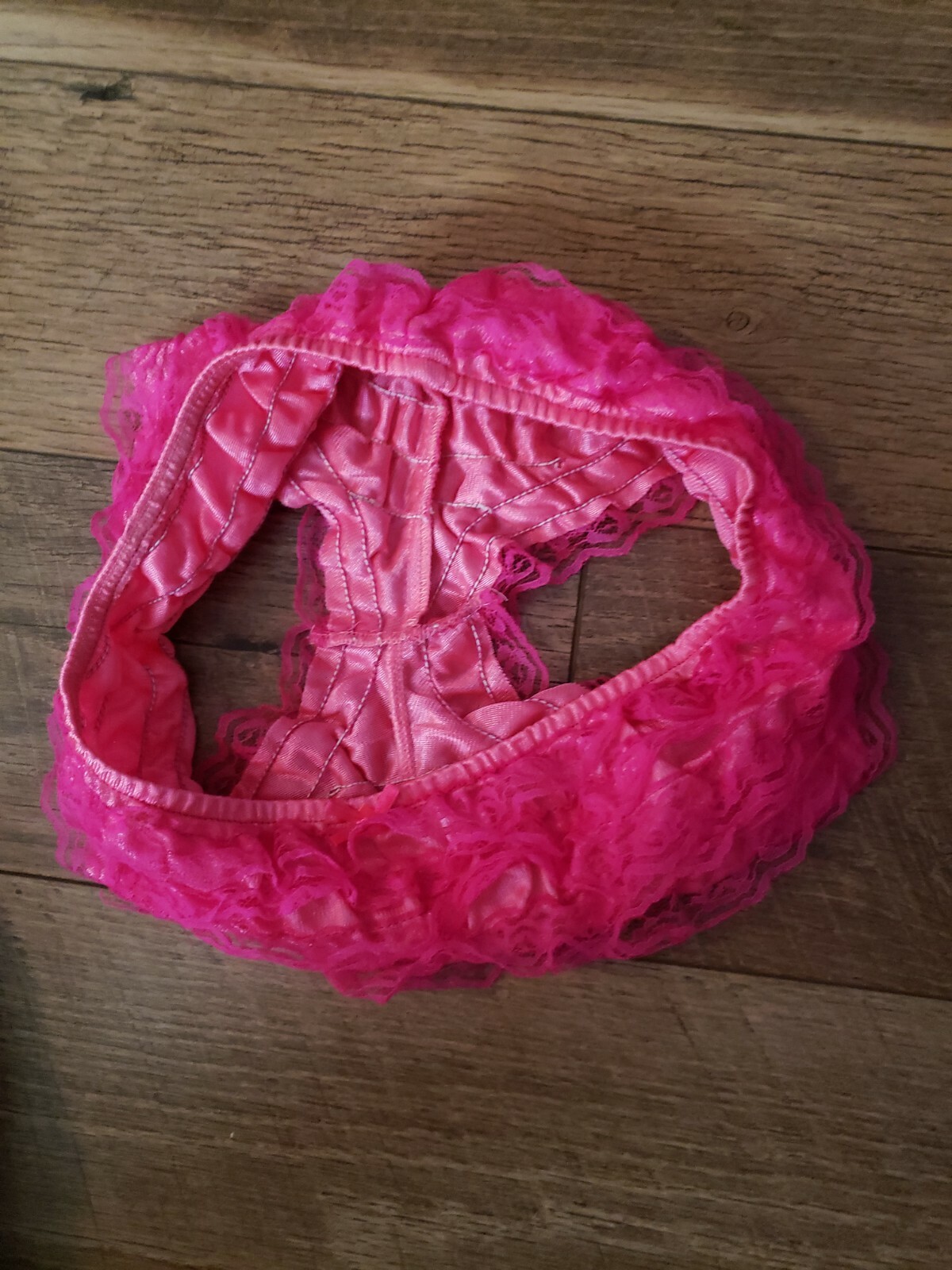 Womens – Be Wicked – Hot Pink Frilly Panties/Undergarment For Costumes – Size…