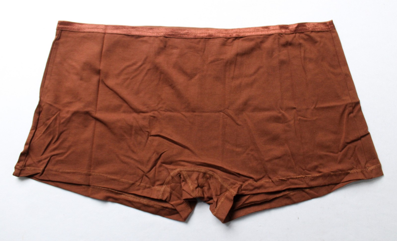 Subset Women’s Breathable Organic Cotton Mid-Rise Shortie DH3 Cacao 3XL NWT