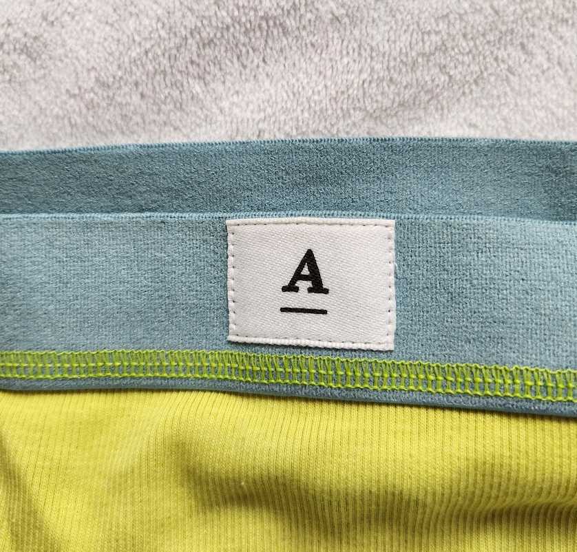 New women’s S M XL By Anthropologie ribbed cotton bikini panty Chartreuse
